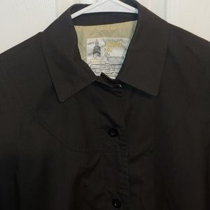 Thin London fog raincoat